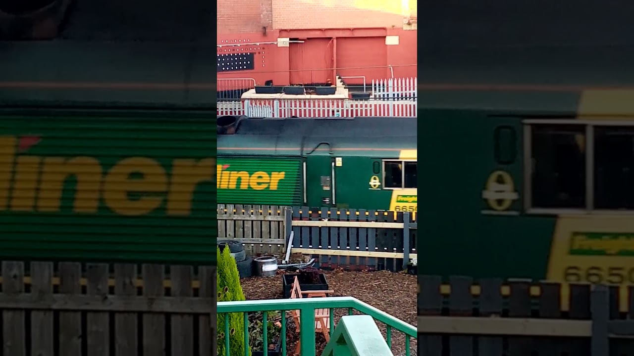 Class 66 Guide Bridge Railway Station Tameside England 🇬🇧🚂