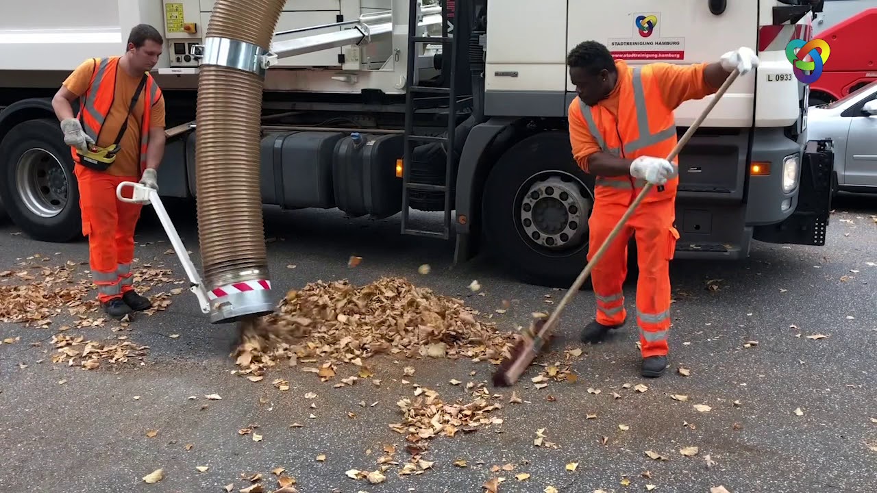 Die Laubschlacht der Stadtreinigung Hamburg 2018