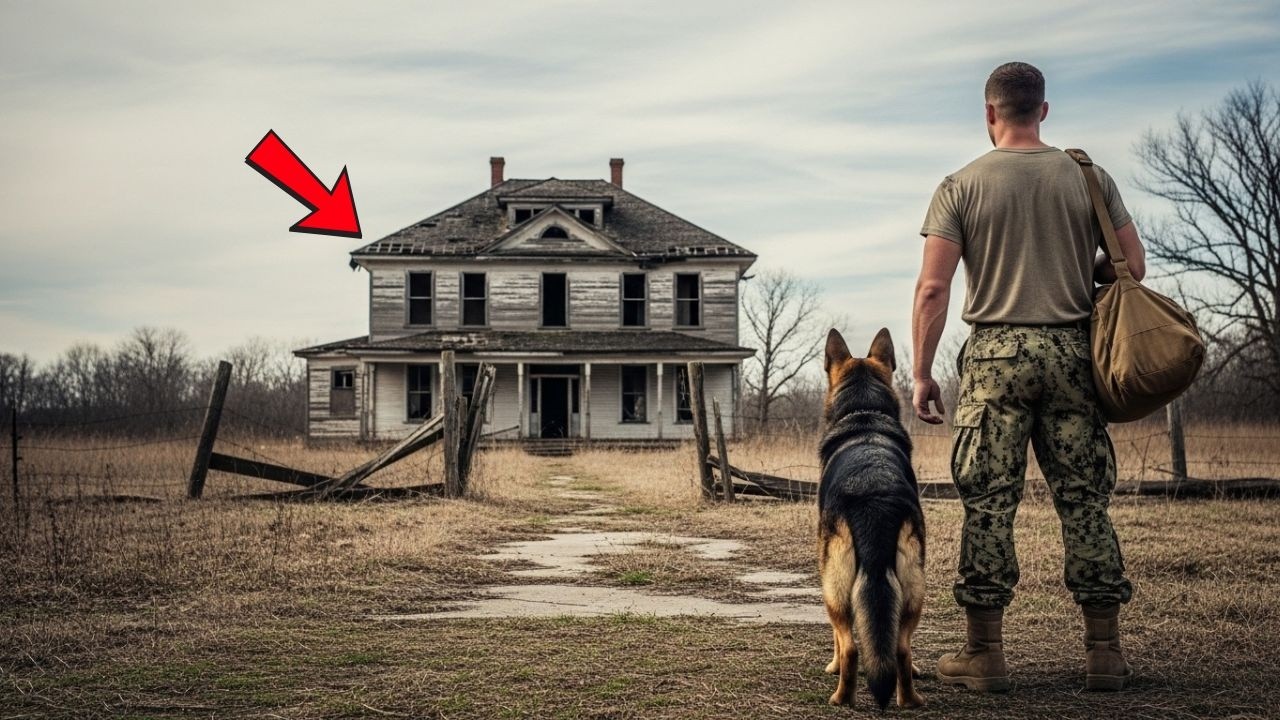 Nobody Wanted This Ruined House, Until a Navy Veteran and His Loyal Dog Found the Truth Inside