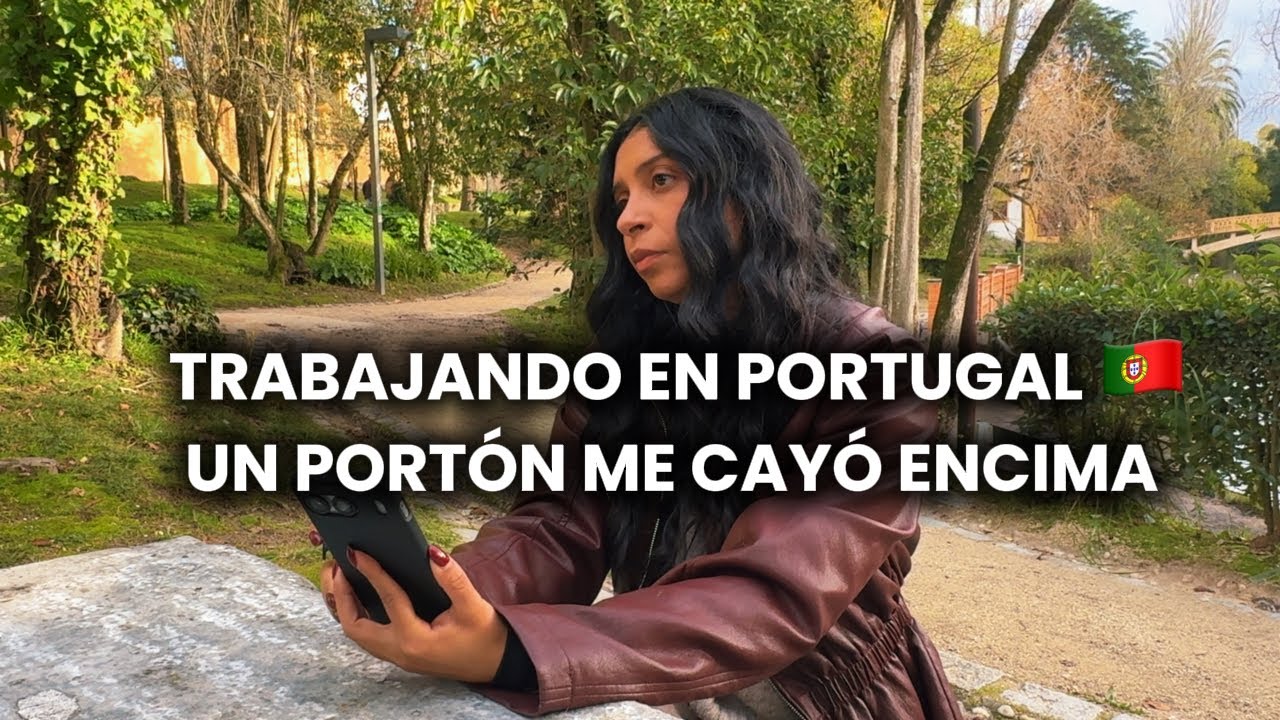 Trabajando en una fábrica en Portugal, me cayó un portón encima.