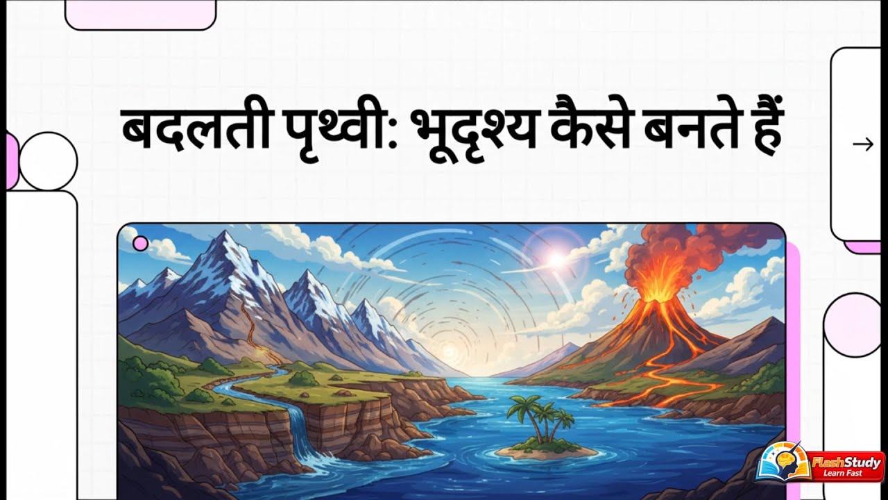 Earth Reshaping Erosion Deposition | Geography L - 21 || Geography Through Animation || UPSC IAS