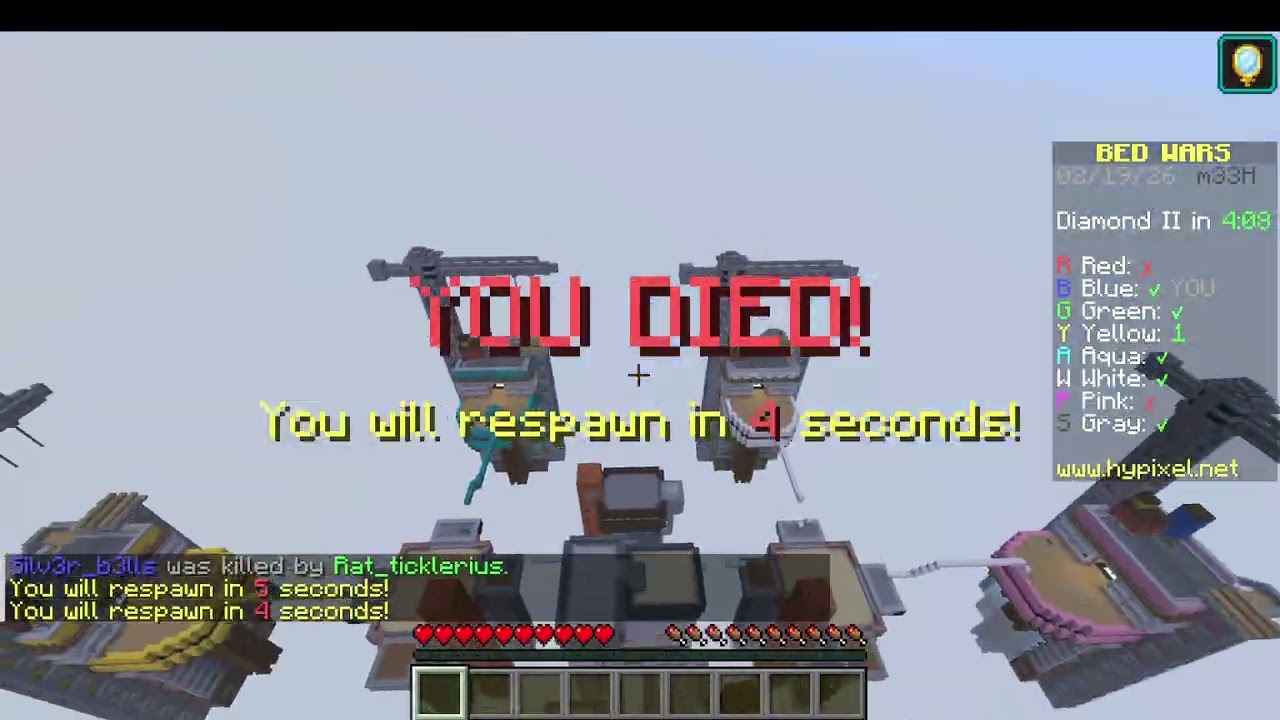 Bedwars match! Multiple actually. :P