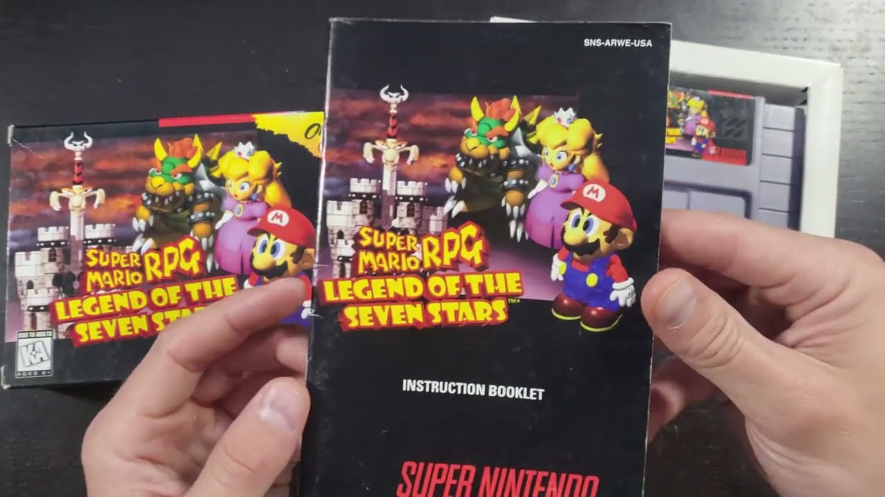 SUPER MARIO RPG - UNBOXING AND FIRST PLAY (SNES)