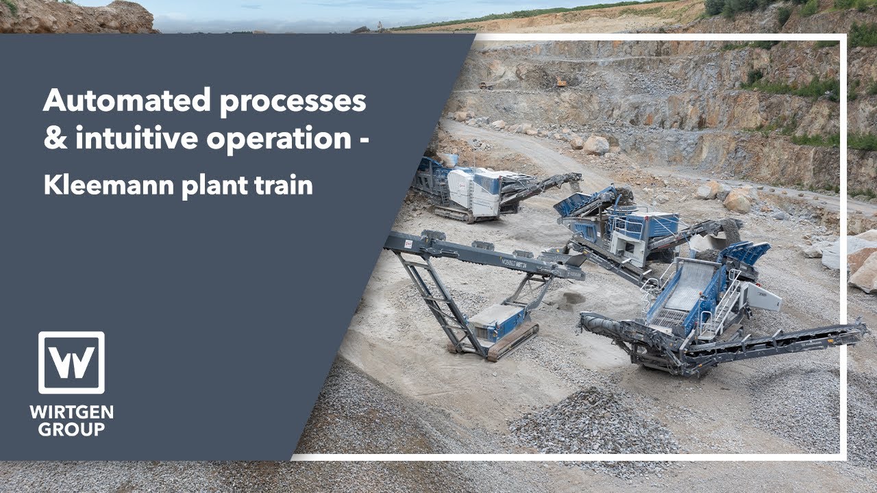 Plant train from Kleemann in it´s best perfomance