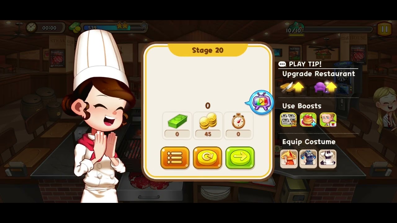 Norma in Metaland Cooking Adventure Steak House Stage 20 to Stage 21