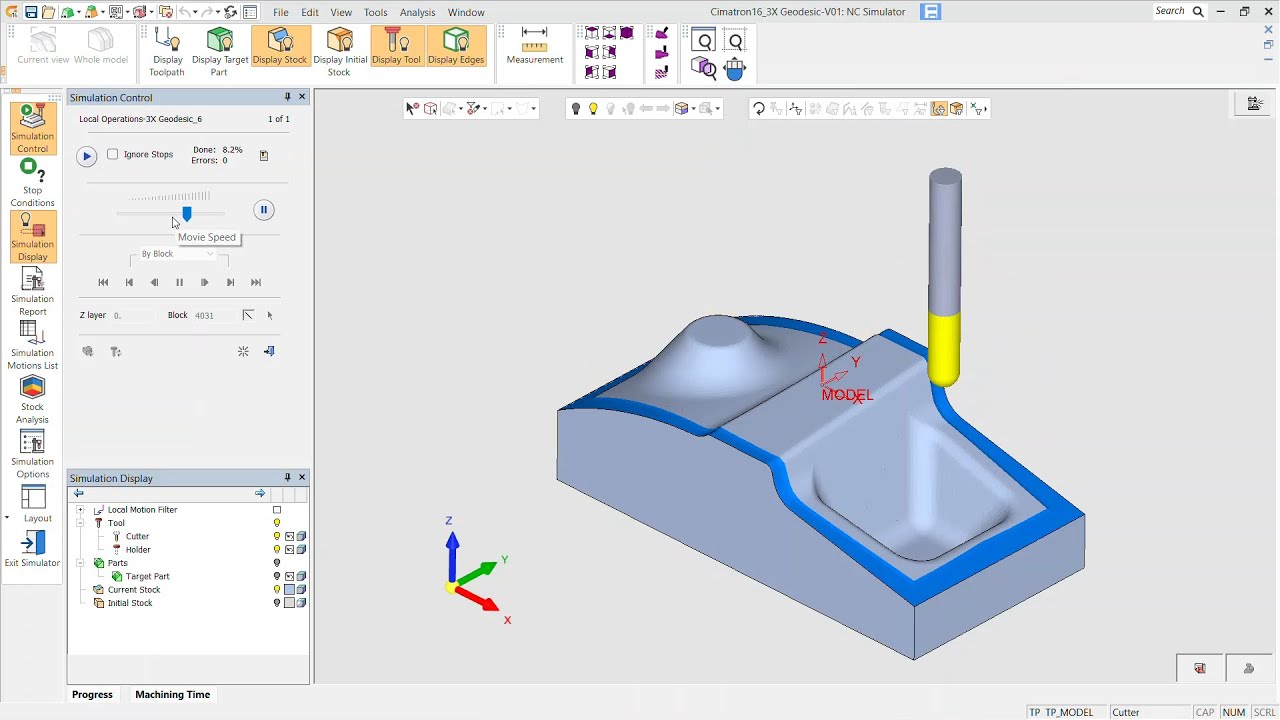 Cimatron 16   Geodesic Procedures