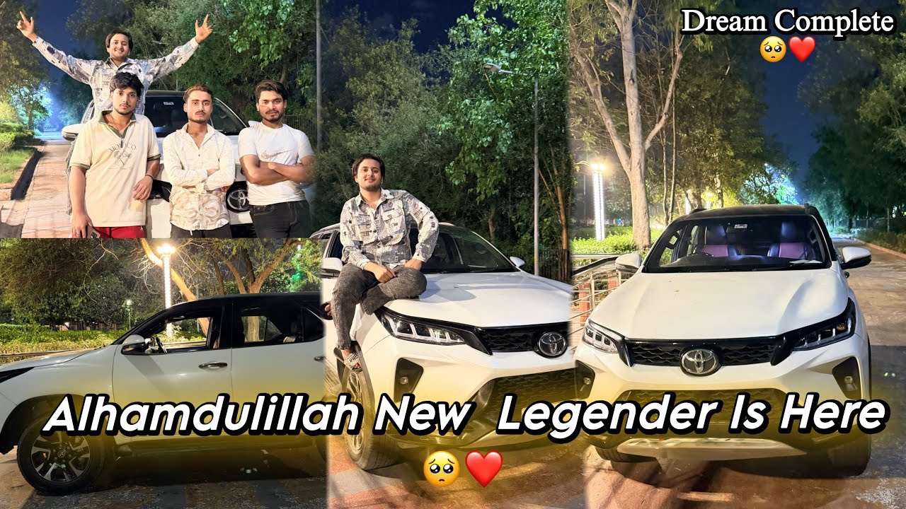 alhamdulillah ❤️ my new car fortuner legendor dream complete 🥰 Full review Of fortuner legender