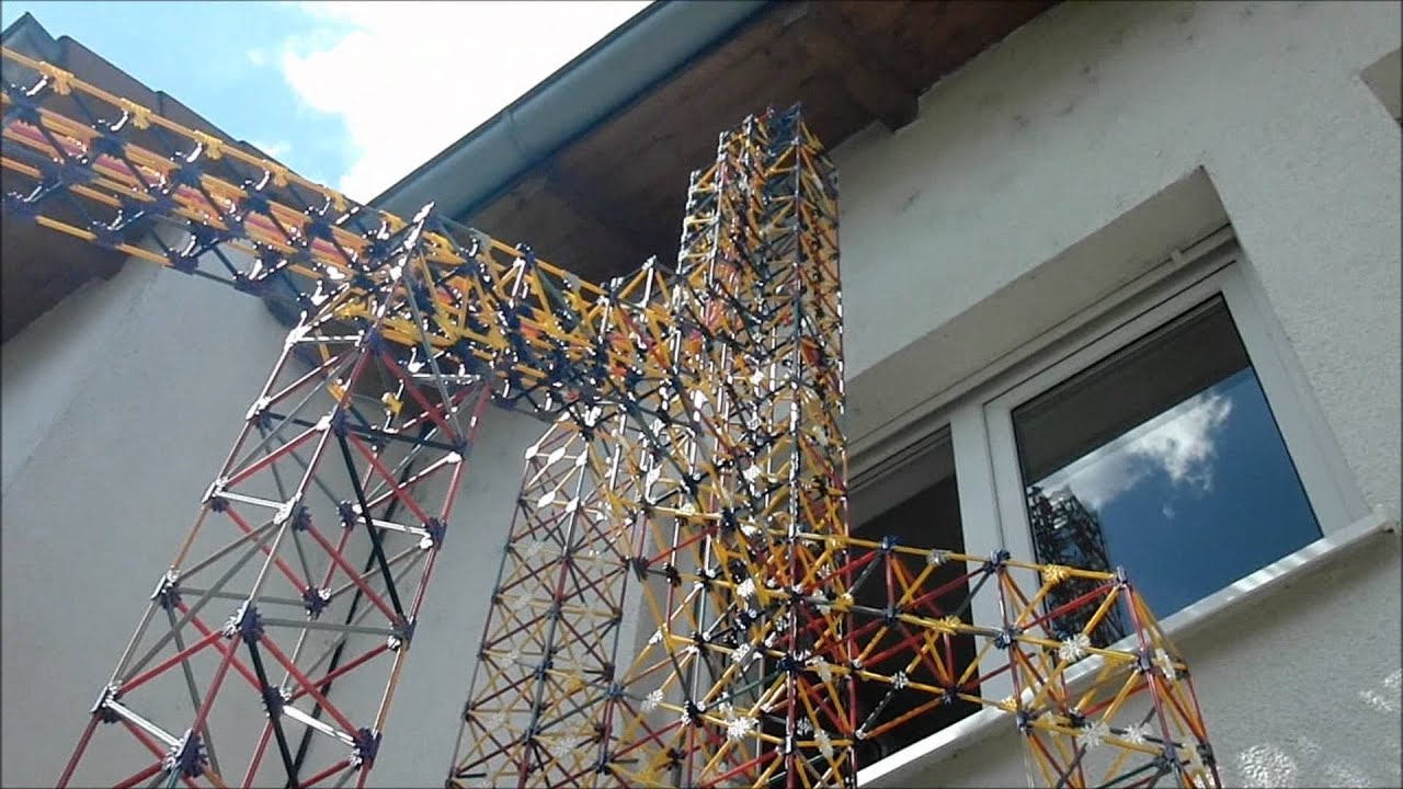 Everest - the worlds tallest freestanding knex ball machine