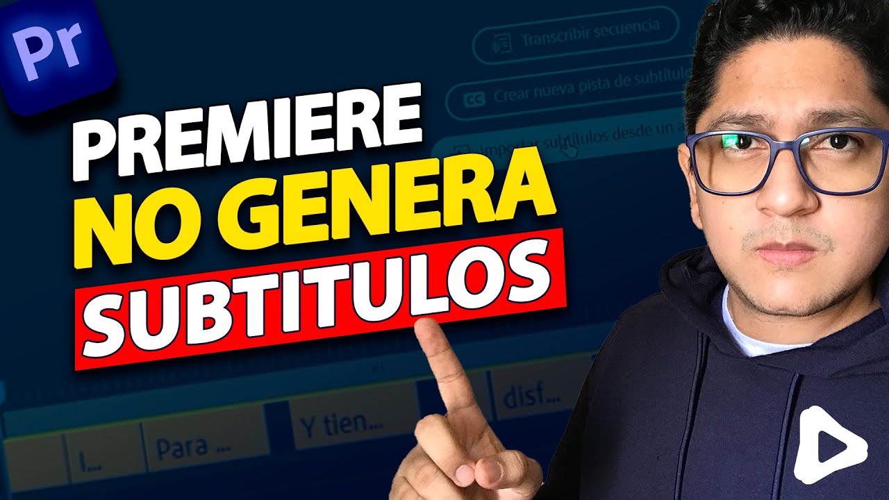 [SOLUCIÓN] Premiere Pro NO GENERA LOS SUBTITULOS | Error de Red (-1597177841)