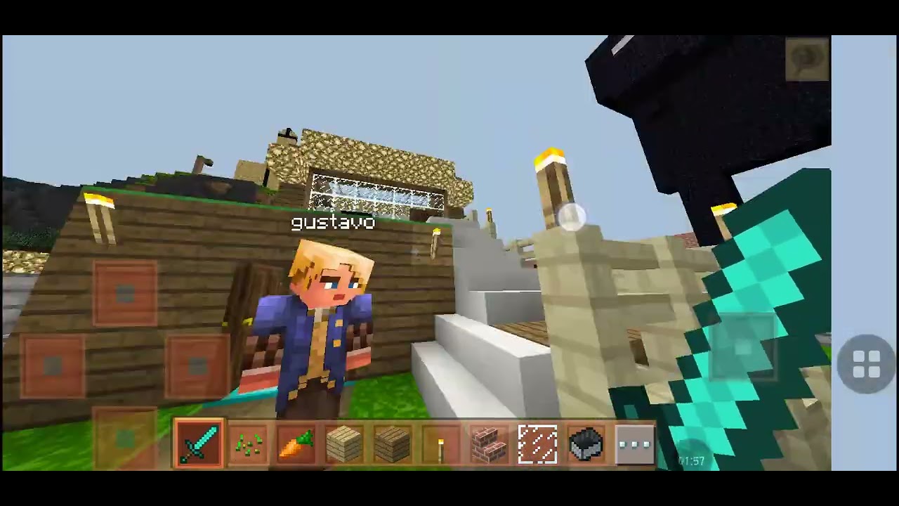 Primeiro vídeo do canal de  craft worlds 