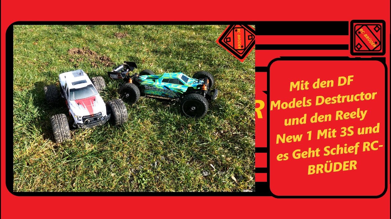 Mit den DF Models Destructor und den Reely New 1 Mit 3S und es Geht Schief RC BRÜDER
