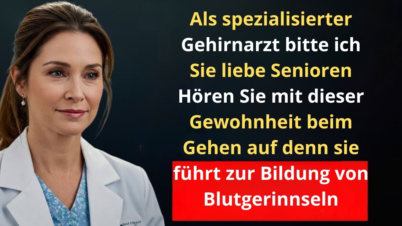 Als Neurologe bin ich schockiert: Diese Gehgewohnheit erh&ouml;ht das Schlaganfallrisiko &uuml;ber Nacht.