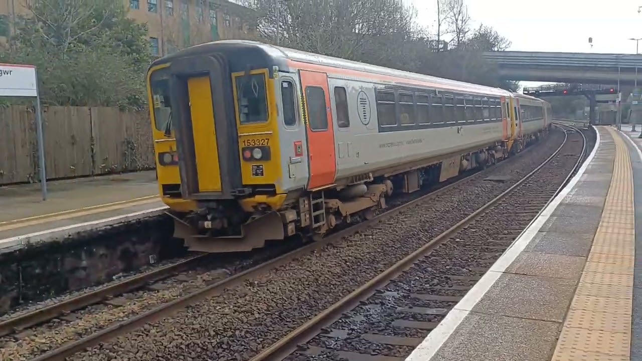 trains at Bridgend 18.03.24