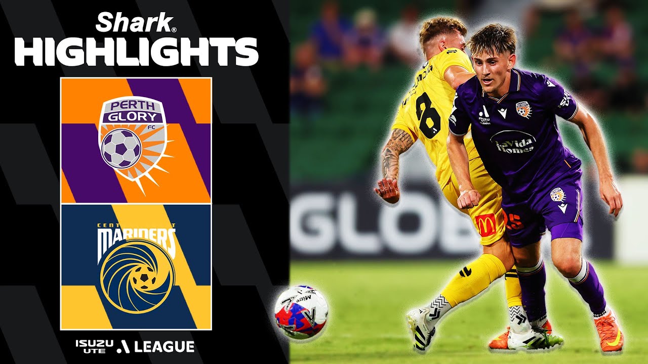 Perth Glory v Central Coast Mariners | SHARK HIGHLIGHTS | Isuzu UTE A-League 2025-26 | Round 04