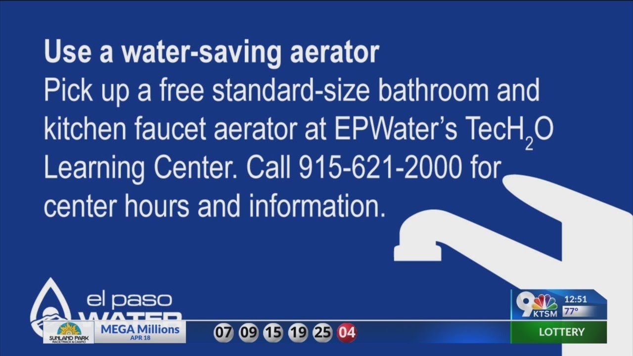 Water Tip Wednesday: How to save money on water bill.