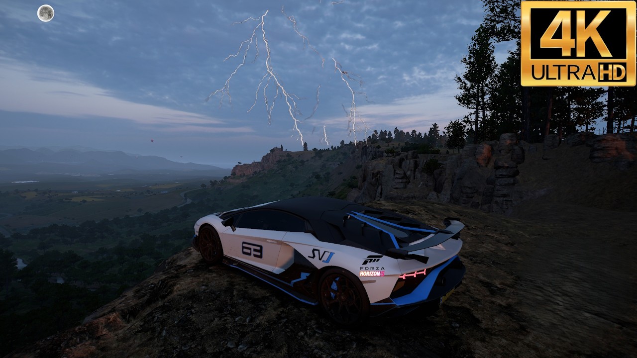 Lamborghini Aventador Svj Fully Loaded — Forza Horizon 5 | Thrustmaster TMX Steering Wheel Gameplay 