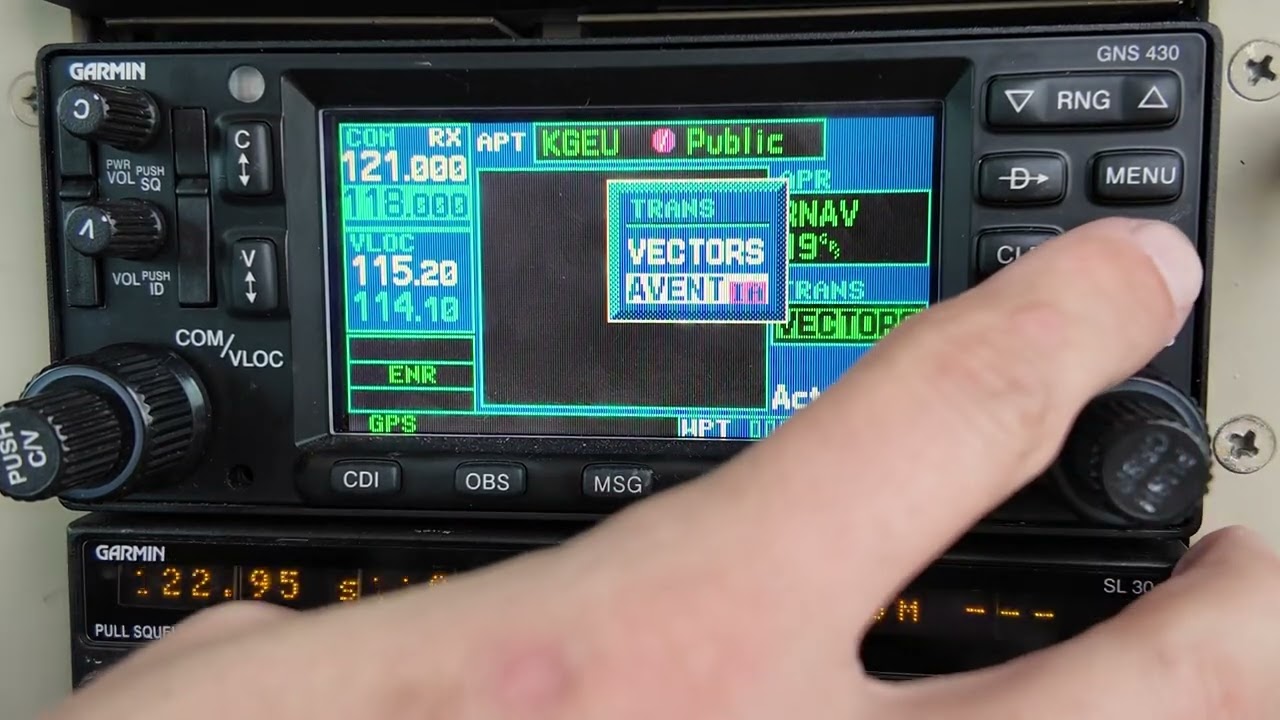 How to load and activate an instrument approach with the Garmin GNS 530 or Garmin GNS 430