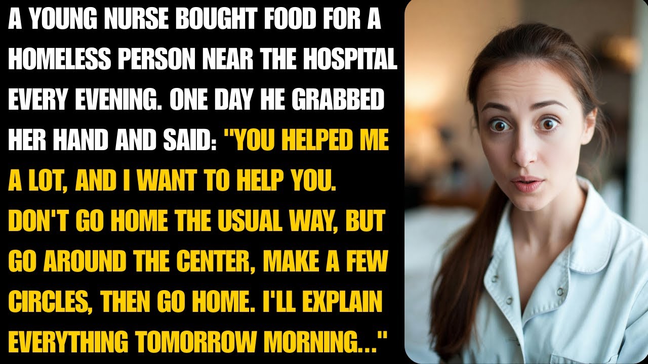 Don't go home the usual way I'll explain everything tomorrow morning...