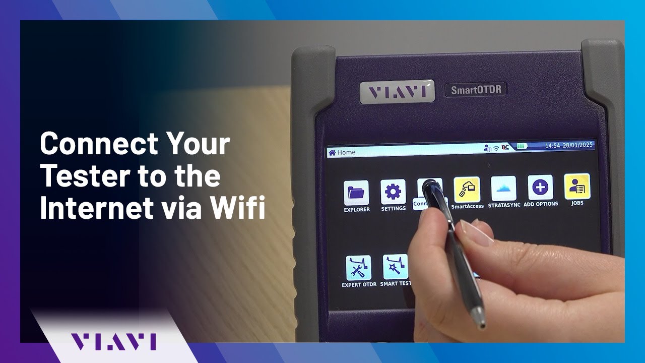 Connect Your Tester to the Internet via Wifi | VIAVI StrataSync