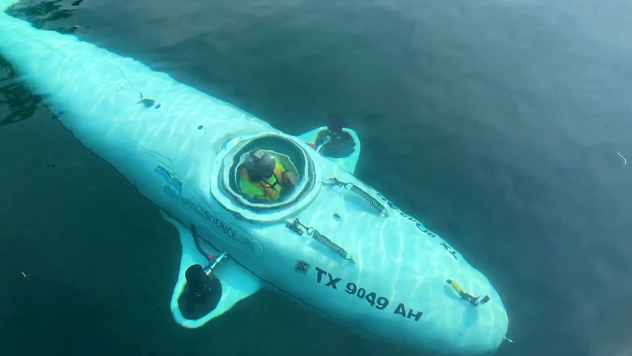 Dr Cliff Redus And R-300 Personal Submarine