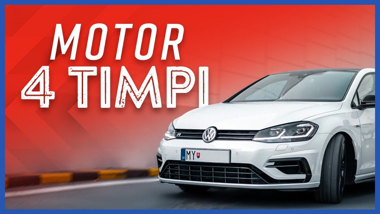 Cum funcționează motorul în 4 TIMPI?