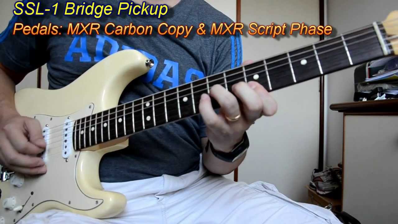 Fender Stock vs Seymour Duncan SSL 1 Pickups Comparison