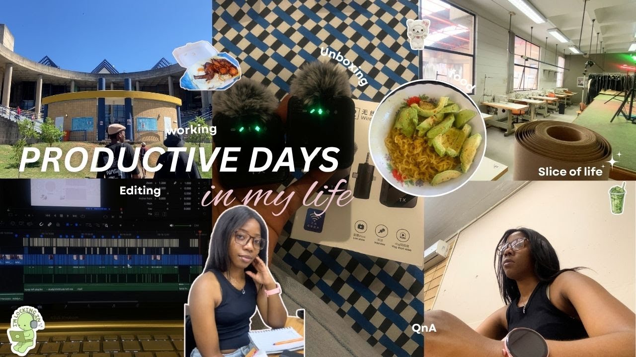 VLOGTOBER 🌸: Productive days in my life | work, editing, unboxing and QnA
