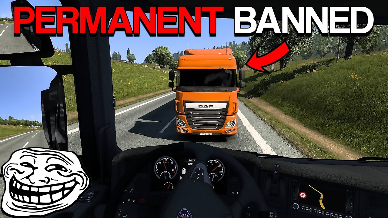 IDIOTS in Trucks #10 | Hidden ADMIN Banning HACKERS | Funny Moments - ETS2MP