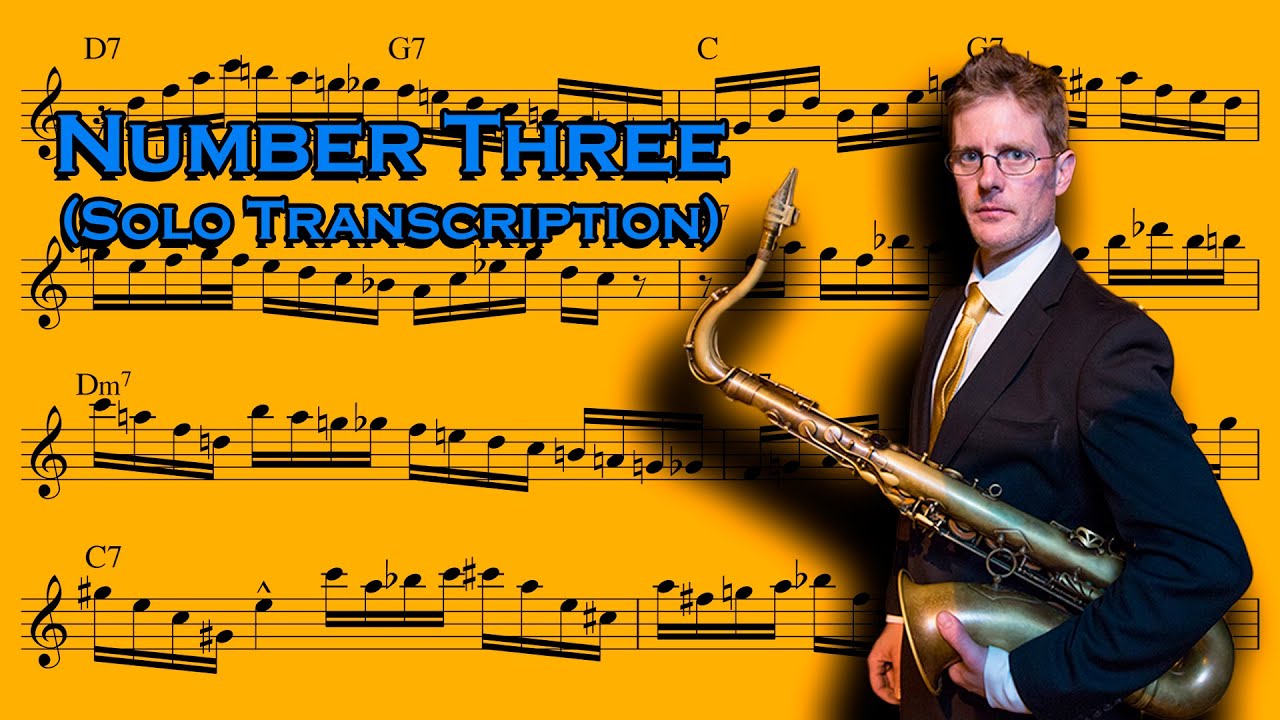 Number Three/Doxy - Eric Alexander Transcription (Bb). Transcribed by Arkady Dudka.
