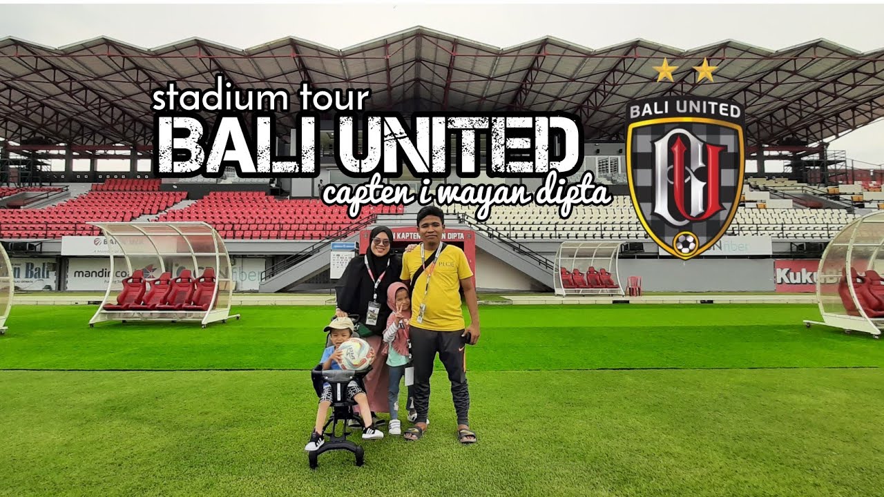 gak semua orang bisa melewati jalur ini/stadium tour BALI UNITED kapten i wayan dipta
