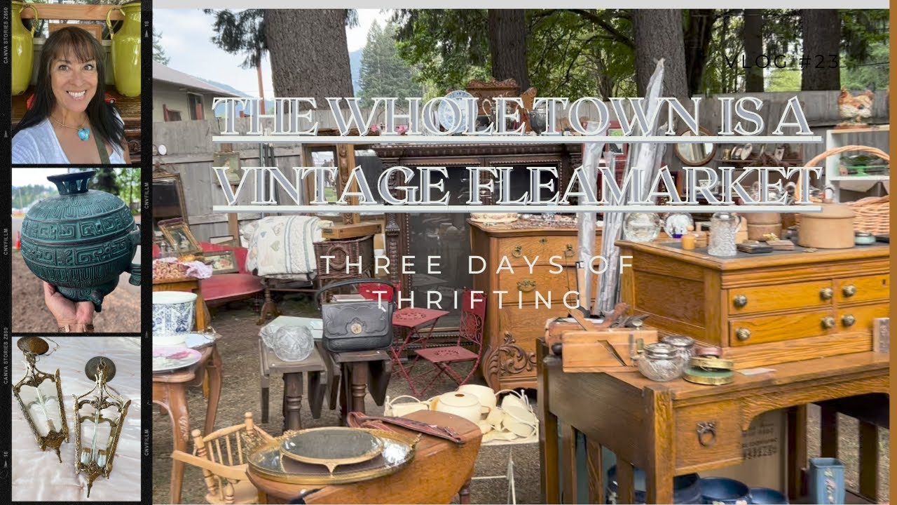 My First Time At The Biggest Town Wide Vintage Flea Market In Washington State! Plus a leisurely day