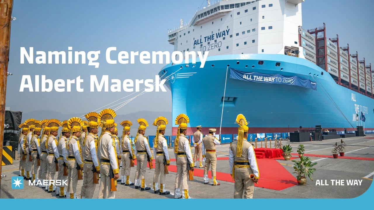 Welcoming Albert Mærsk: Highlights from the India Naming Ceremony