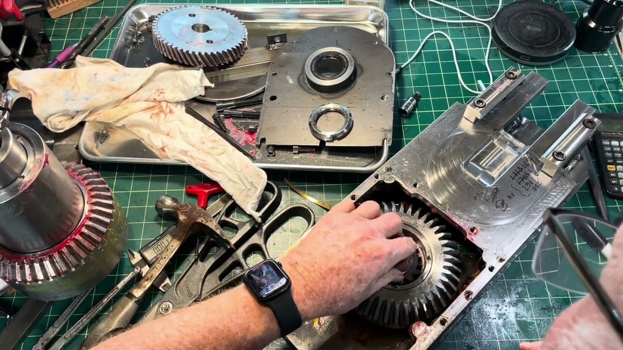 First Chips on the Shop Built Hobbing Head!