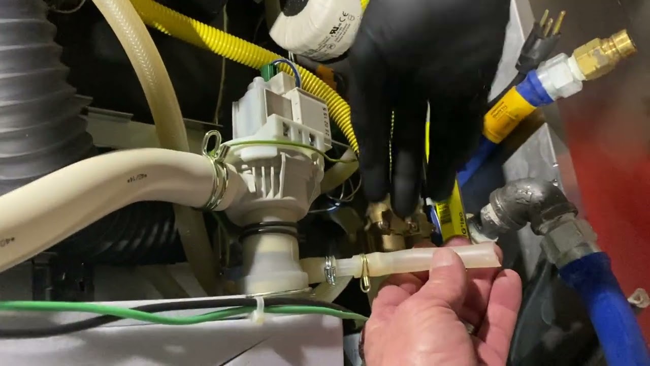 Drain steam generator on Rational ovens