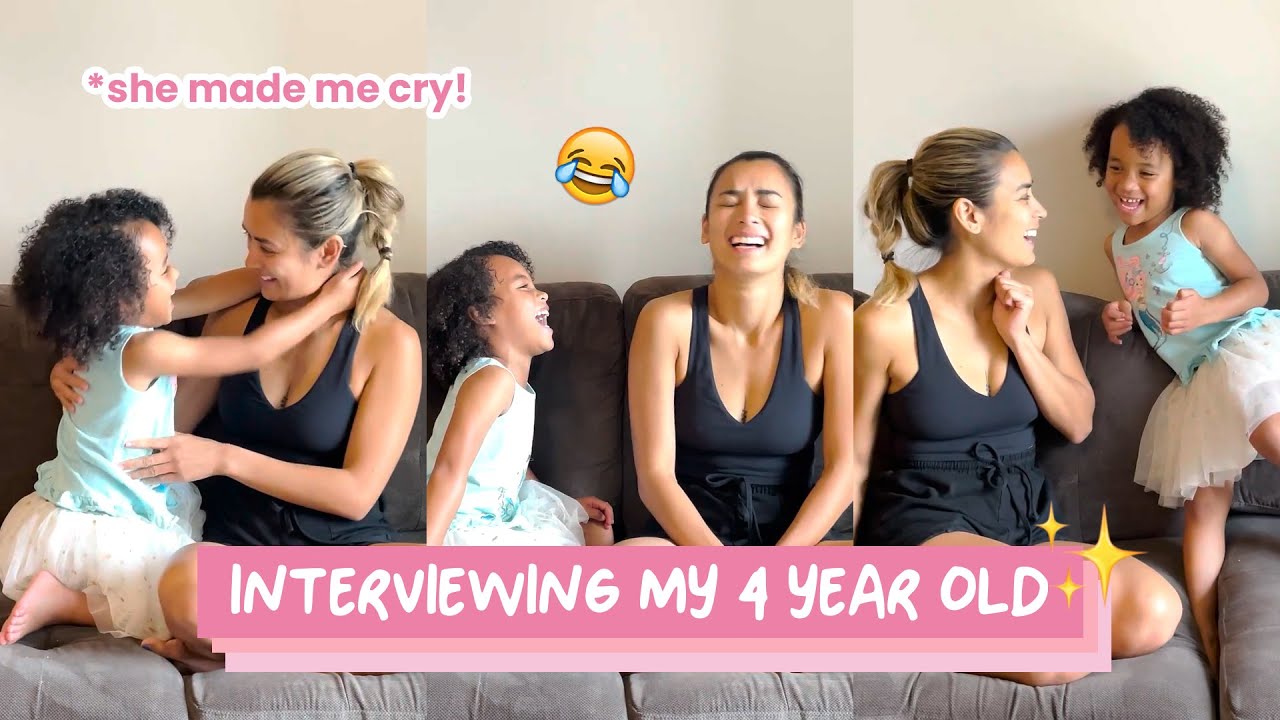 INTERVIEWING MY 4 YEAR OLD | Michelle Madrigal