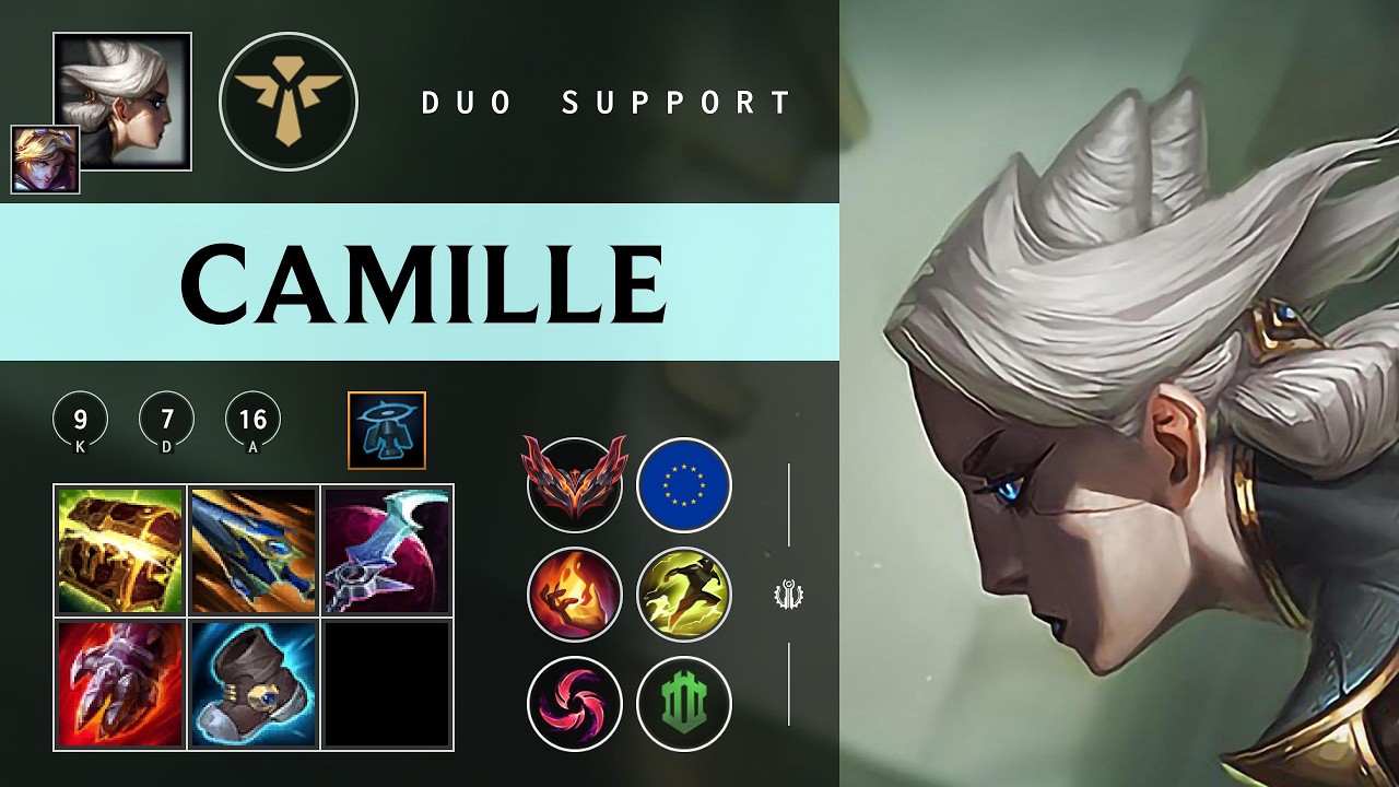 Camille Support vs Swain - EUW Grandmaster Patch 26.07