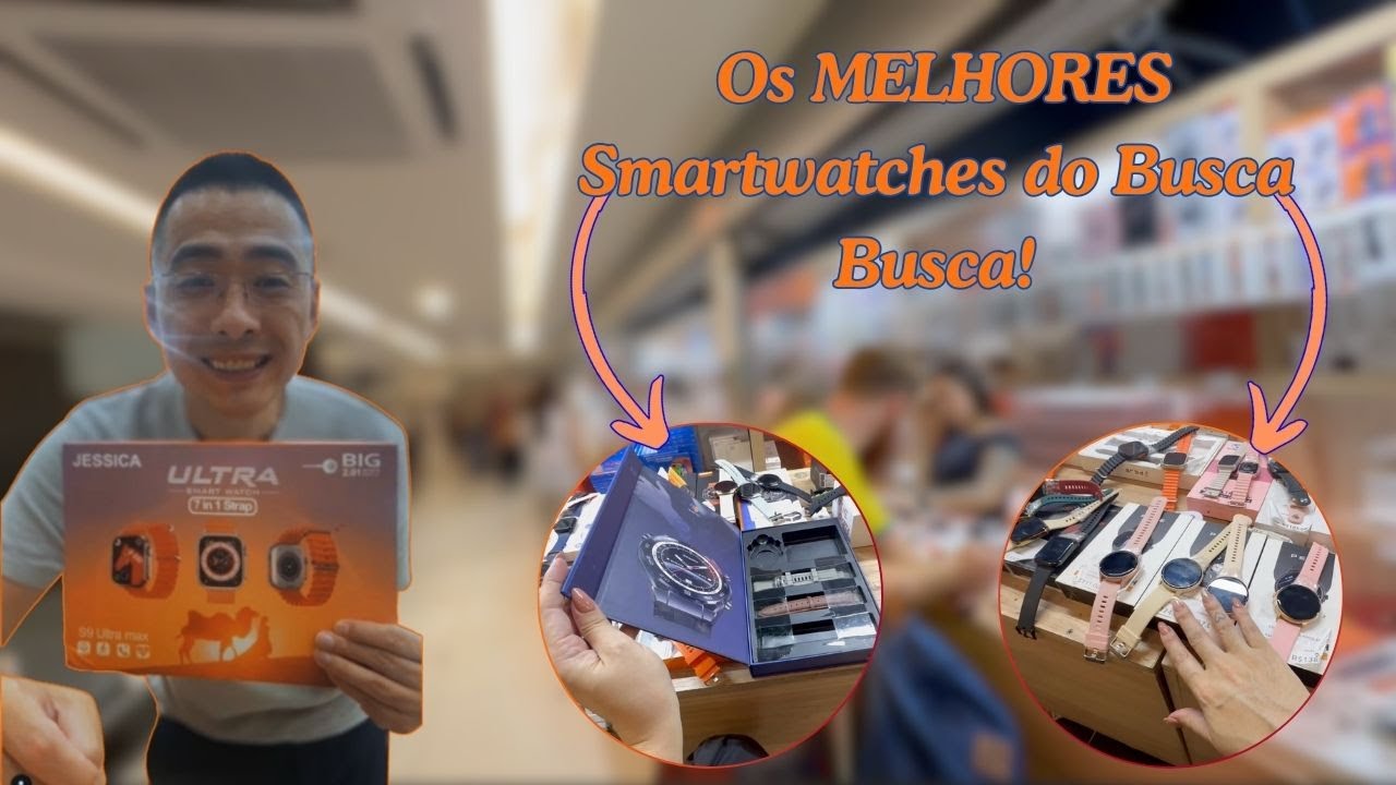SMARTWATCH de QUALIDADE no BUSCA BUSCA! Economia GARANTIDA!