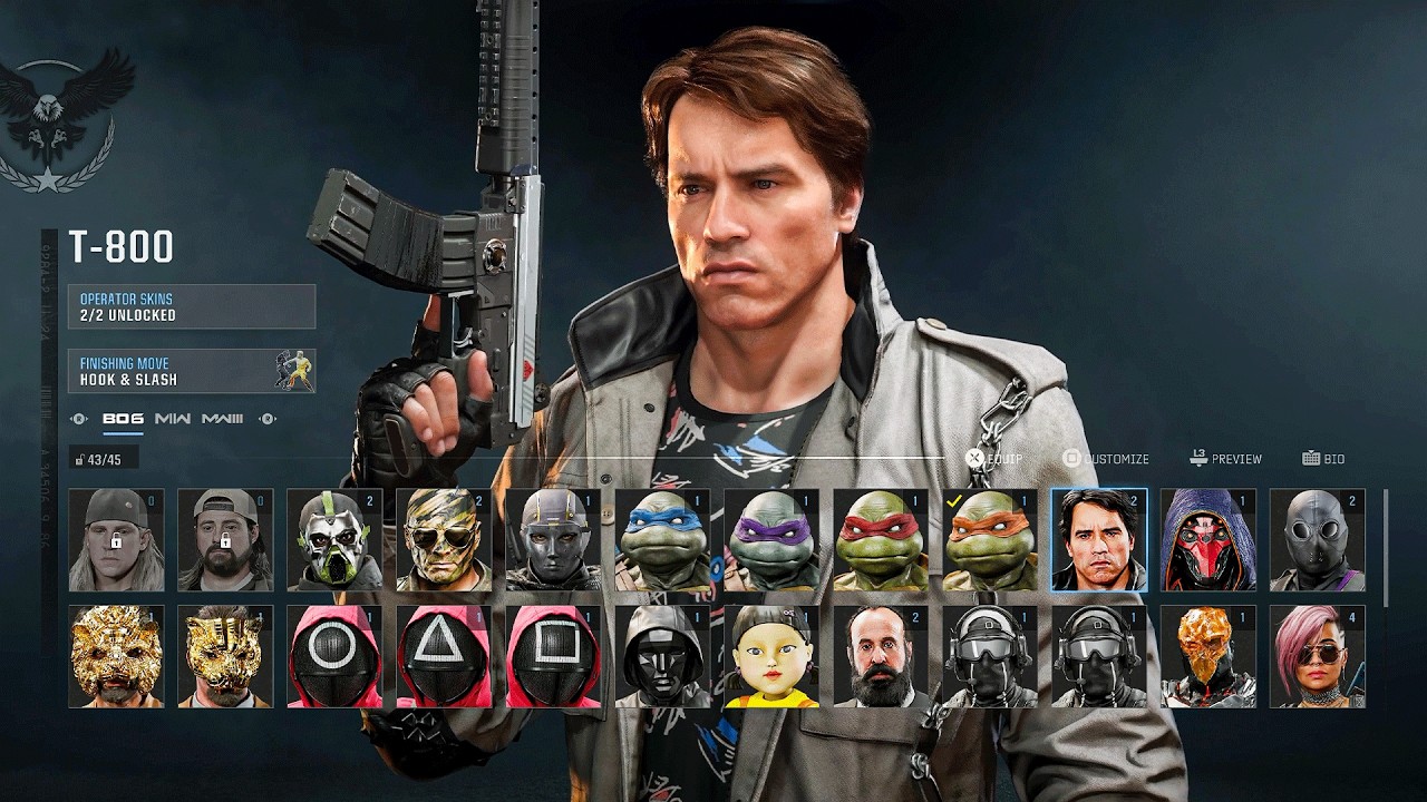 Call of Duty: Black Ops 6 - All 172 Warzone Operators & Select Animations