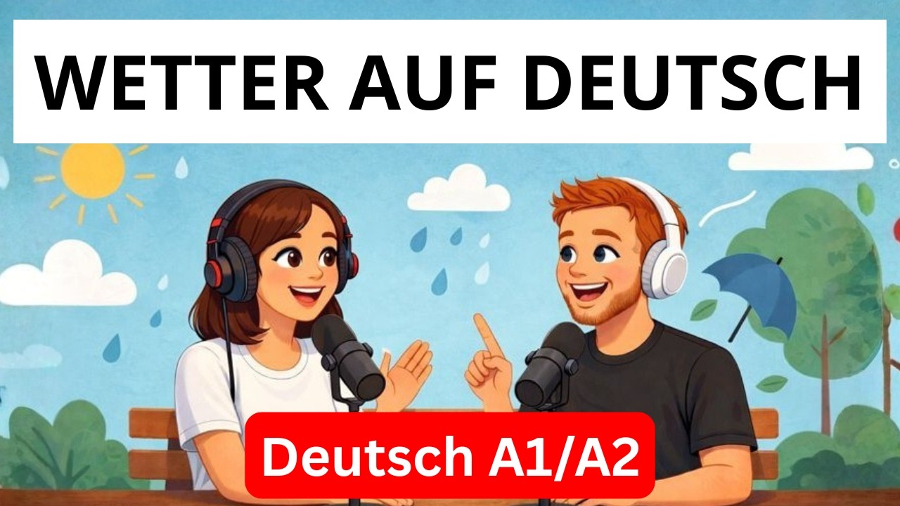 &Uuml;ber das Wetter sprechen auf Deutsch | Smalltalk A1&ndash;A2 Dialog