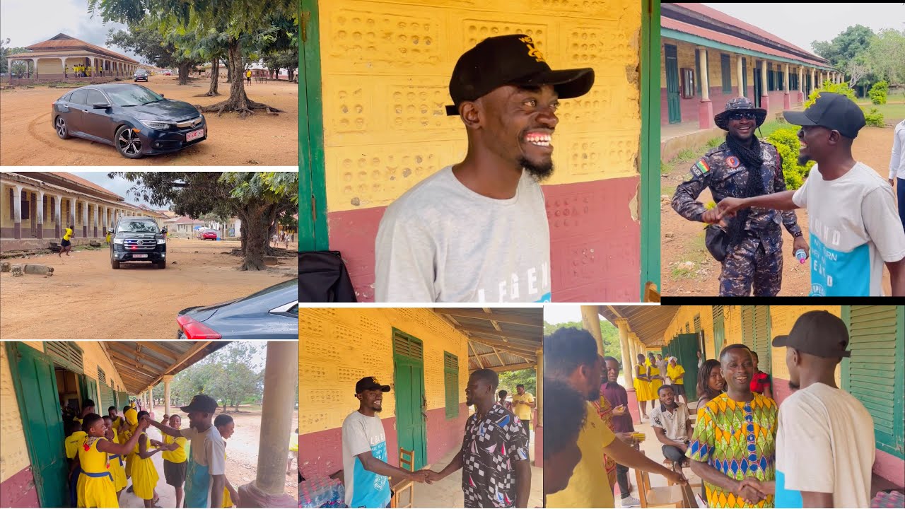 Kwadwo Nkansah Lilwin visits a BECE Center to Applaud Supervisors and Invigilators for their work