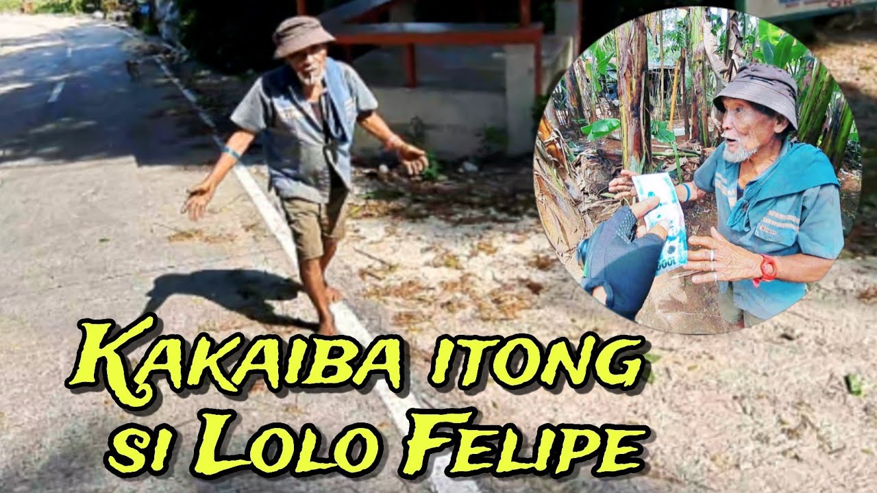 🇵🇭PART 1: TATAY FELIPE NAGLALAKAD NAKAYAPAK || SUSUNDAN NATIN ITO HANGANG SA BAHAY NIYA