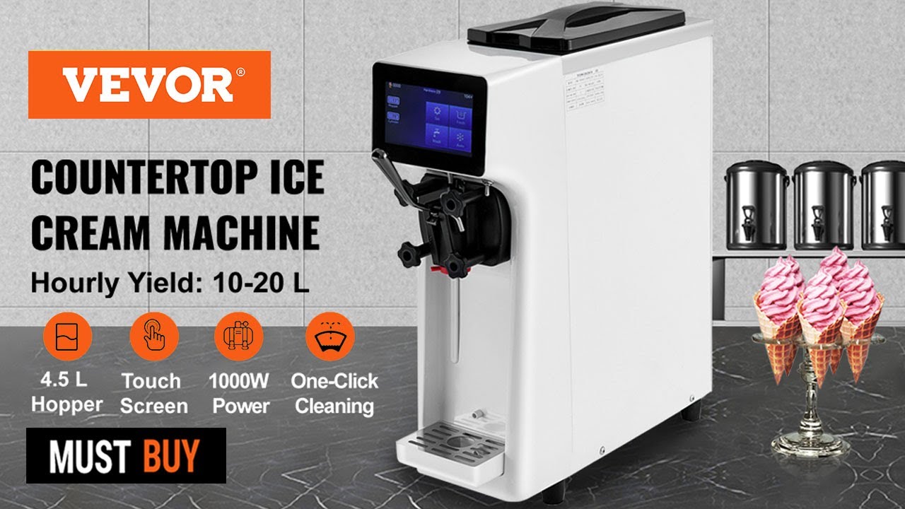 VEVOR Commercial Soft Serve Ice Cream Maker / Frozen Yogurt Machine