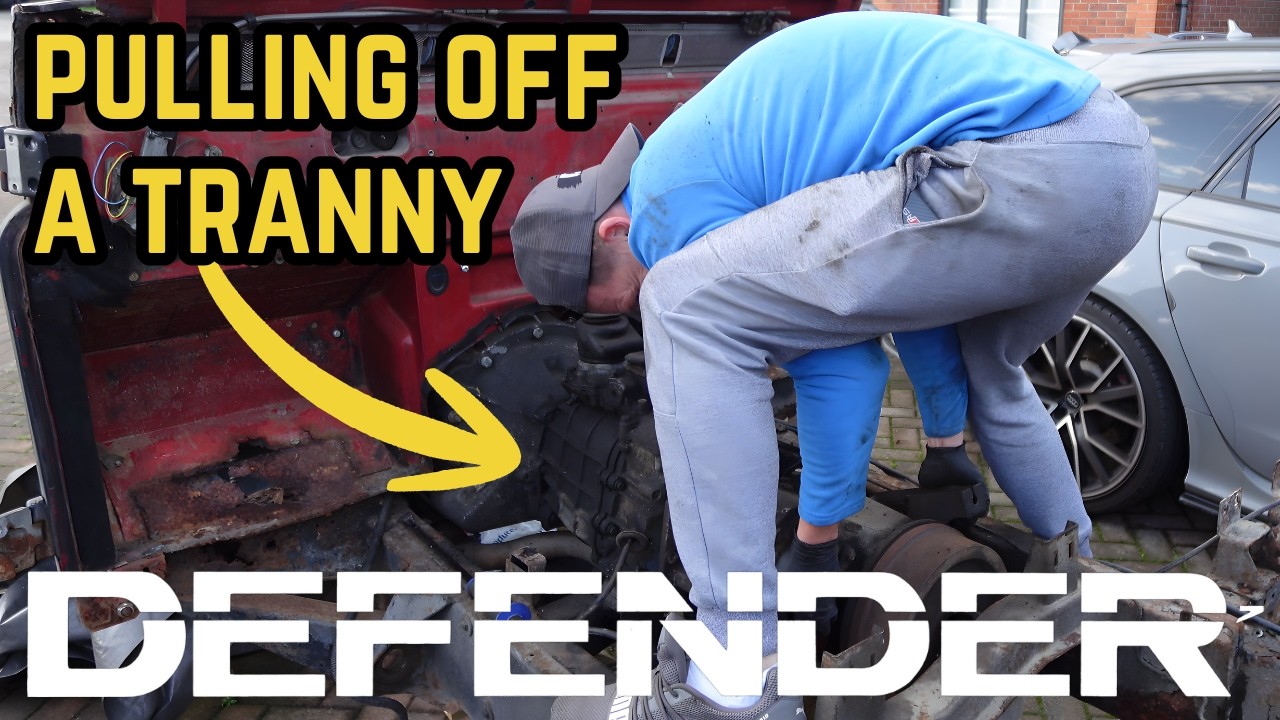 This Transfer Case Removal Nearly Broke Me | Defender Build Continues