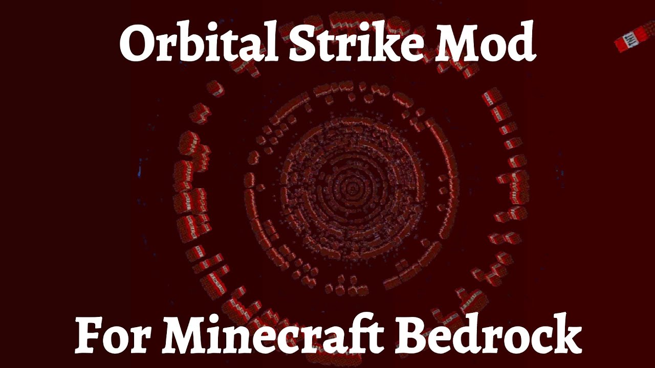 Orbital Strike Cannon Mod for Bedrock