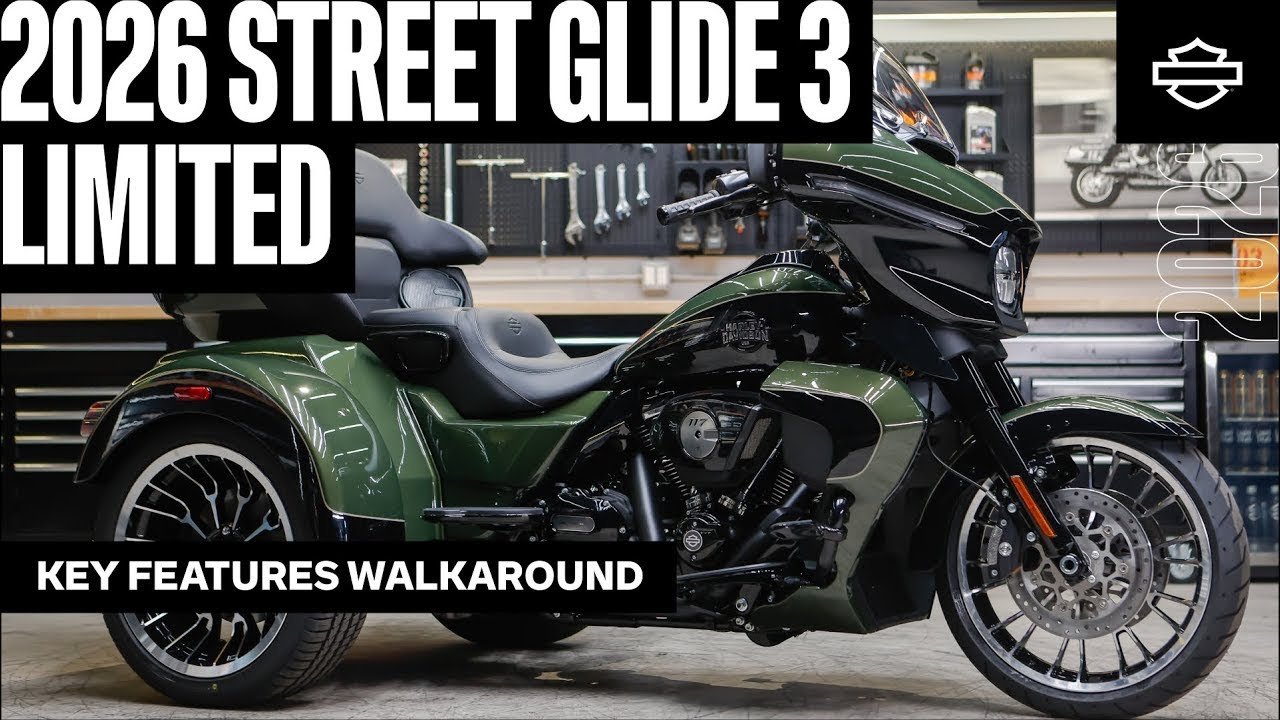 2026 Harley Davidson Street Glide 3 Limited ｜ Key Features Walkaround   #harleydavidson