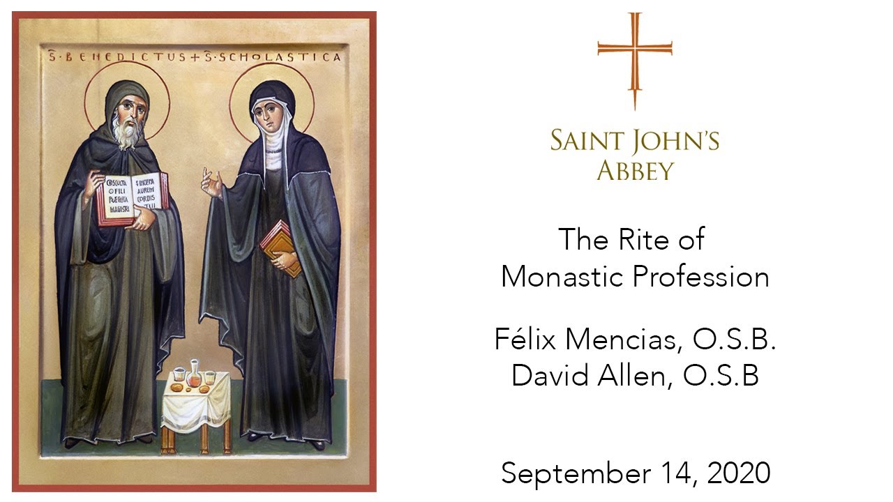 Saint John's Abbey Rite of Monastic Profession