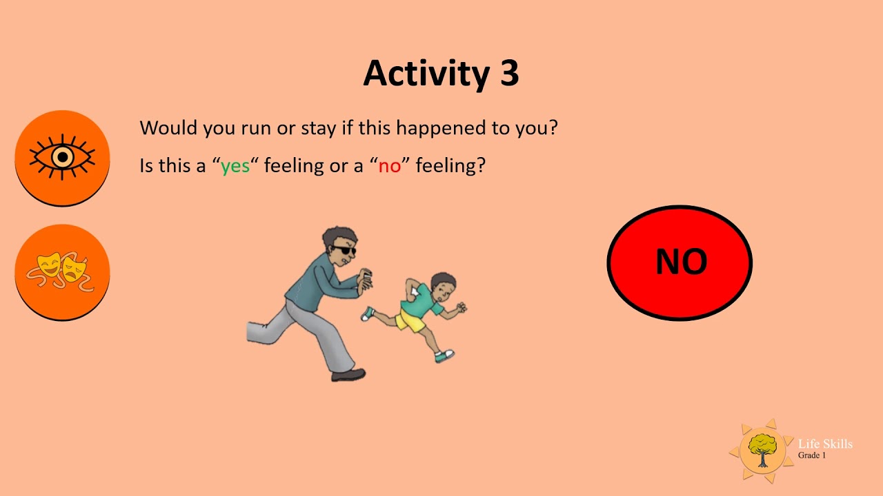 Gr 1 Life Yes and No feelings 29