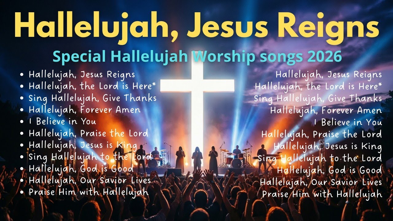 Special Hallelujah Worship Songs 2026 | Best Christian Songs | Hallelujah, Jesus Reigns