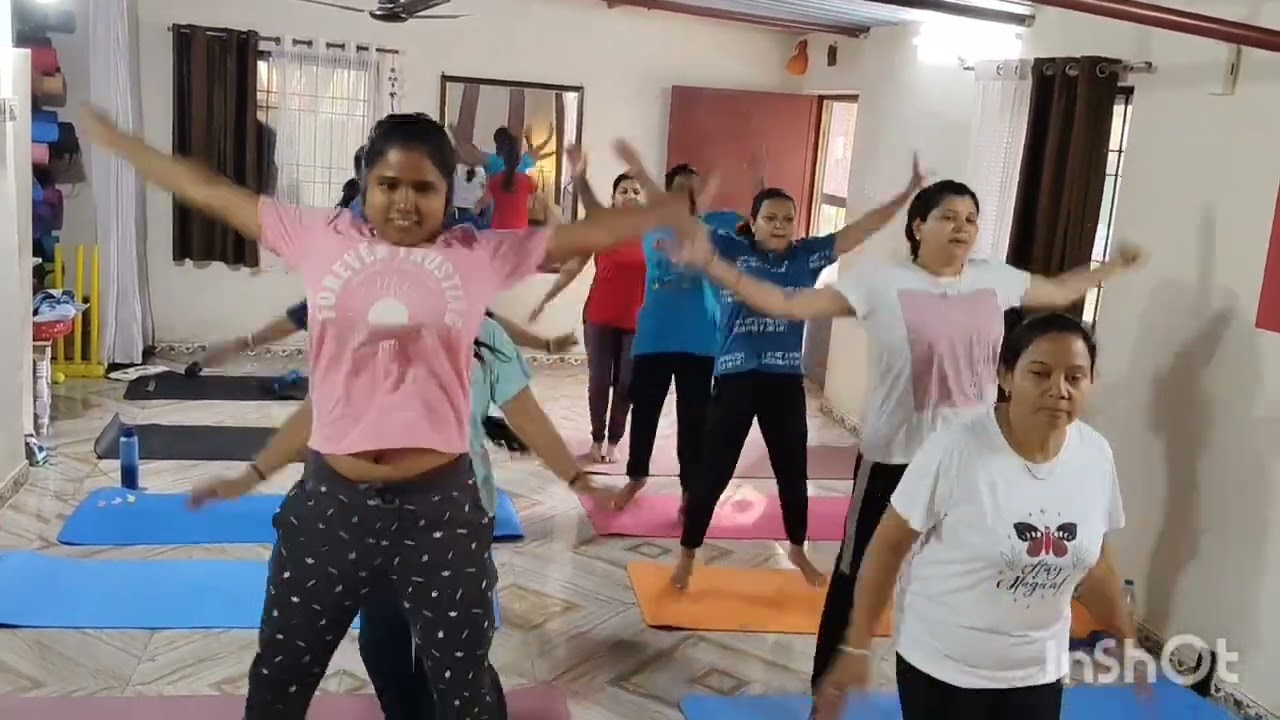 Yoga exercises with  dumbells full body workout cardio #motivation#yoga_and_fitness_diet join me