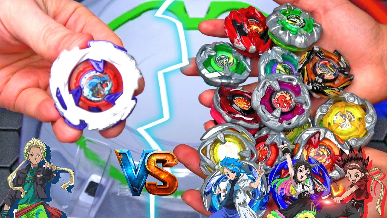 Битва Метеоритного Дракона против Команды Персоны в Beyblade X